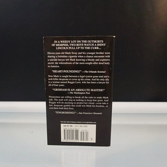 The Client By John Grisham 2003 Paperback - Picture 3 of 6